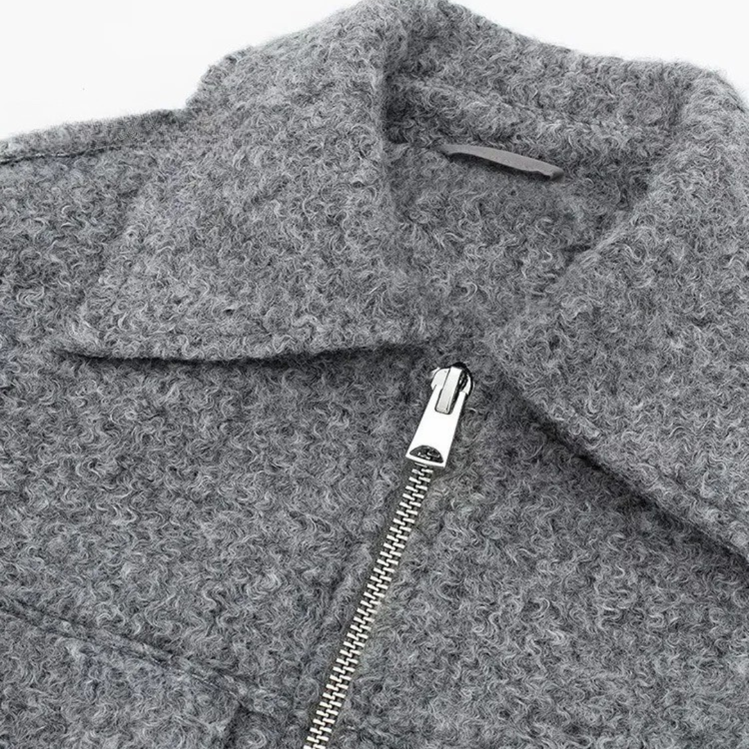 Damen Fleecejacke mit Reißverschluss – Westmere SoftWool Jacke mit Taschen