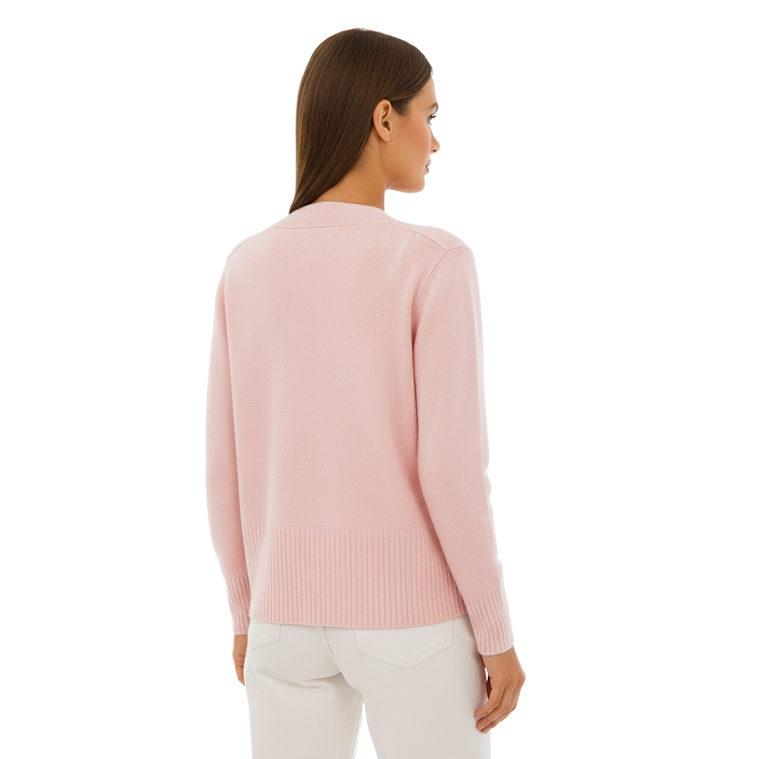 PureCharm V-Ausschnitt-Strickcardigan