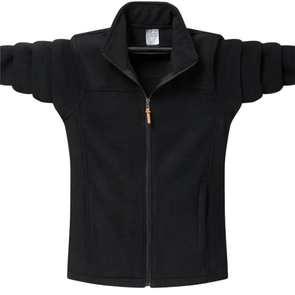 Herren Softshell-Fleecejacke – Thermische Outdoor-Jacke mit Reißverschluss für Herbst & Winter
