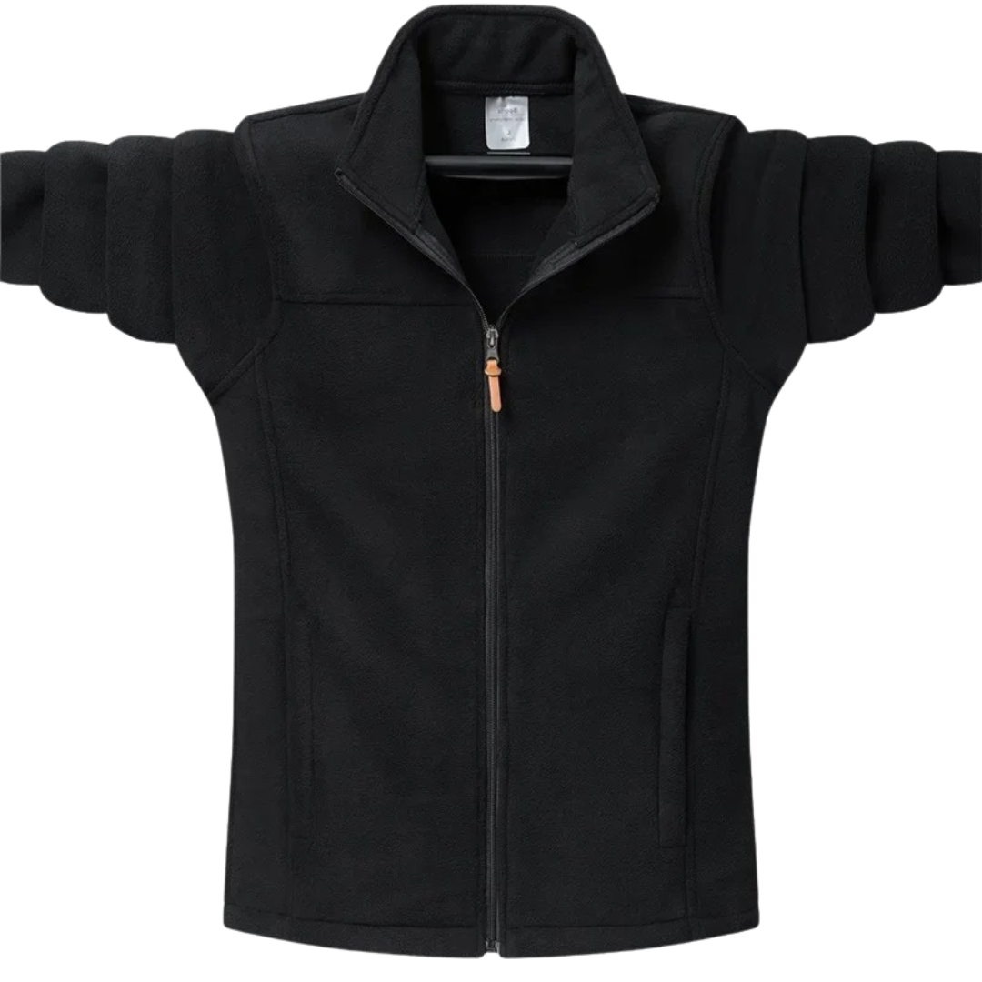 Herren Softshell-Fleecejacke – Thermische Outdoor-Jacke mit Reißverschluss für Herbst & Winter