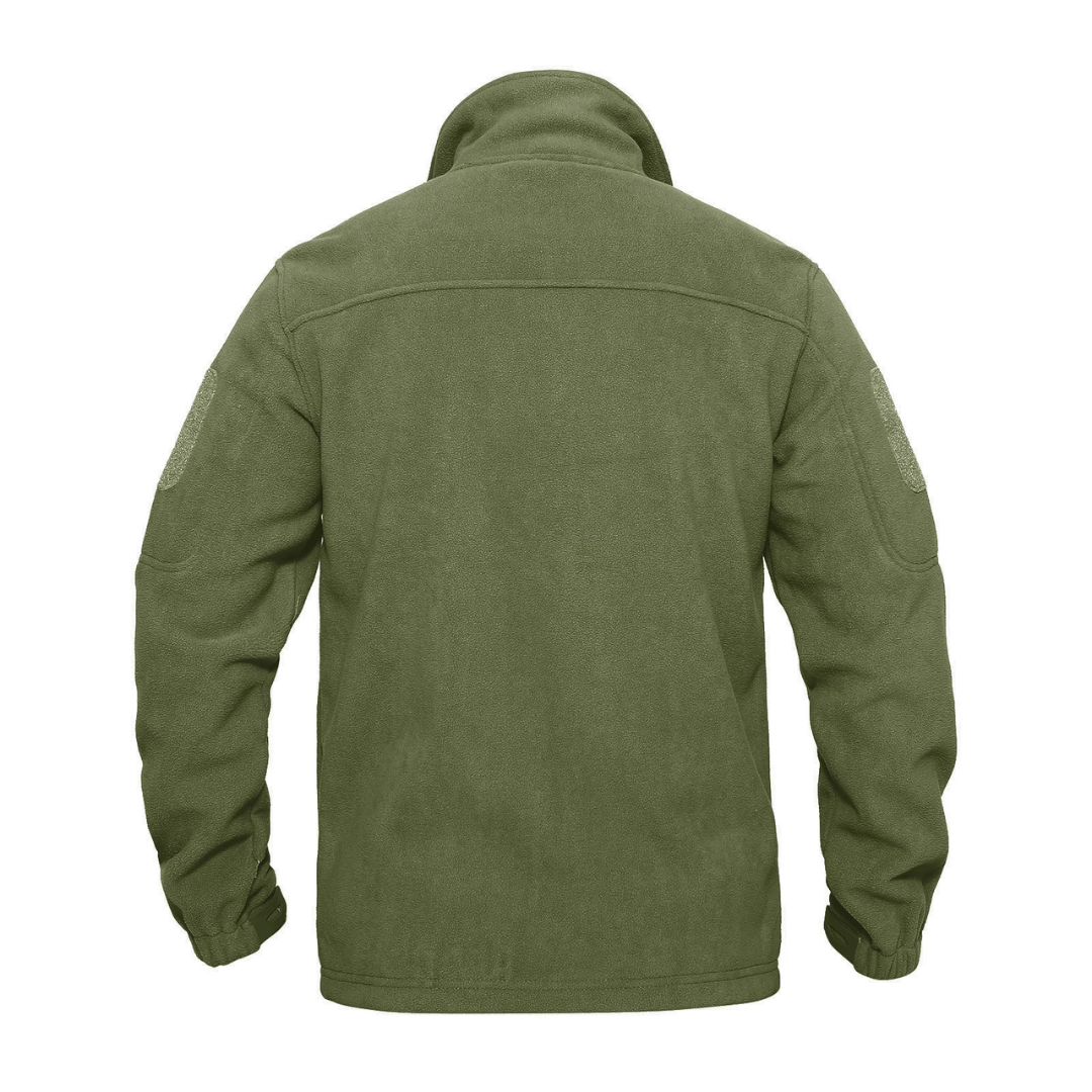 Herren Thermo-Fleecejacke – Taktische Outdoorjacke mit Reißverschluss