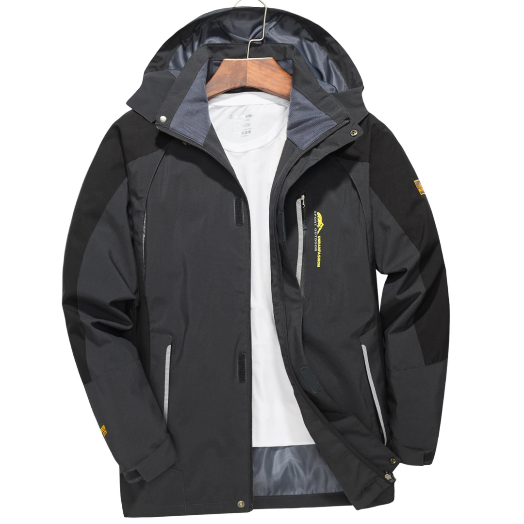 Wasserdichte Herren-Wanderjacke – Expeditionsshell