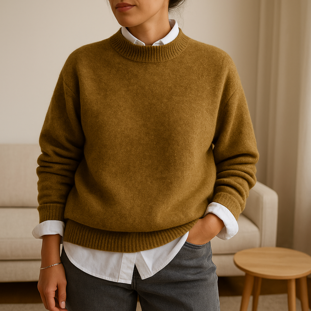Raven Weicher Strickpullover