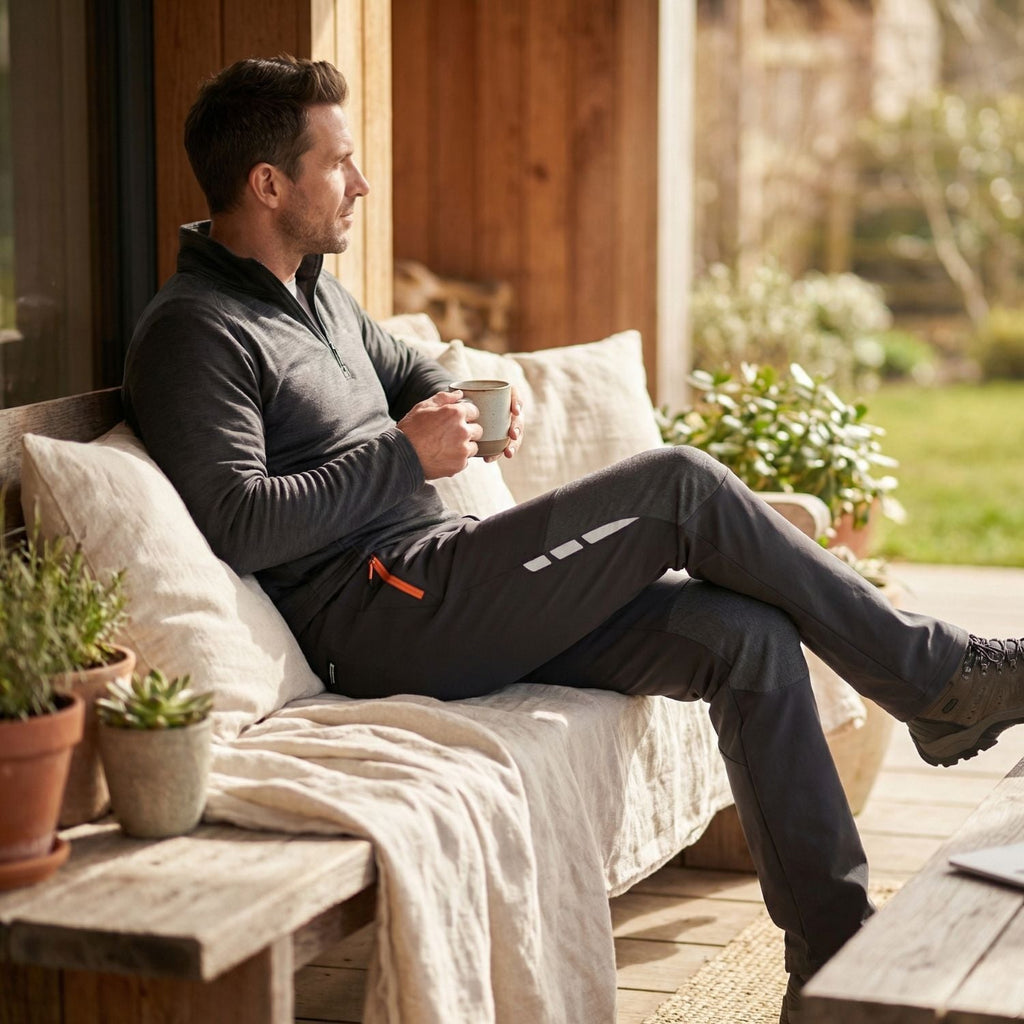 Herren-Wanderhose gefüttert – wasserabweisende Softshell für den Winter