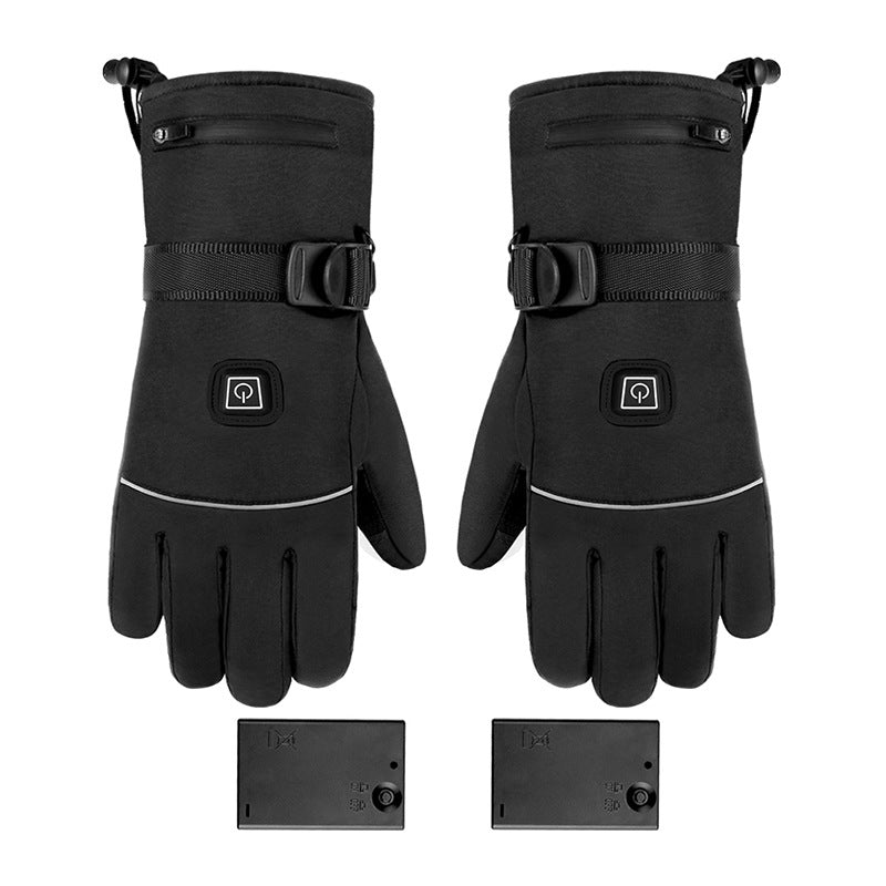 Elektrisch beheizbare Handschuhe – wasserdicht mit Touchscreen-Fingerspitzen