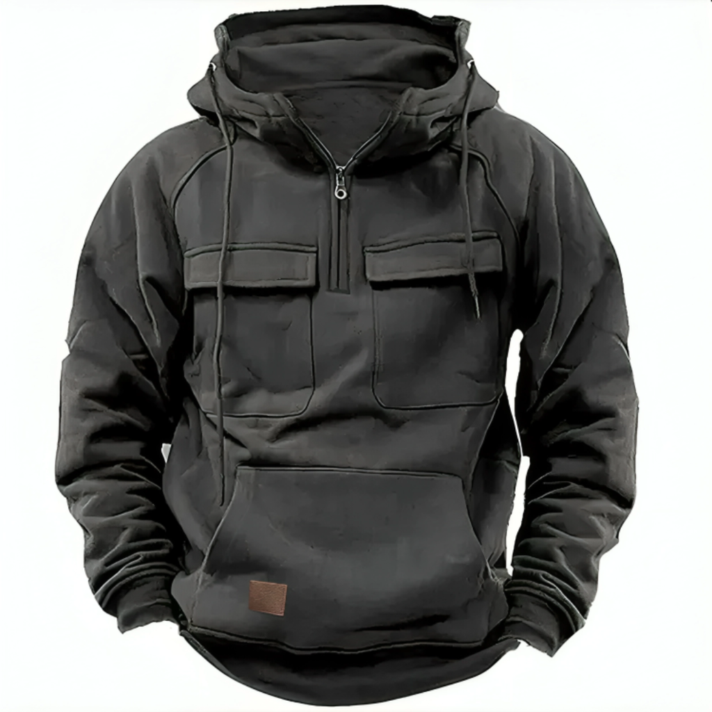 TerraForge Hoodie im Utility-Stil