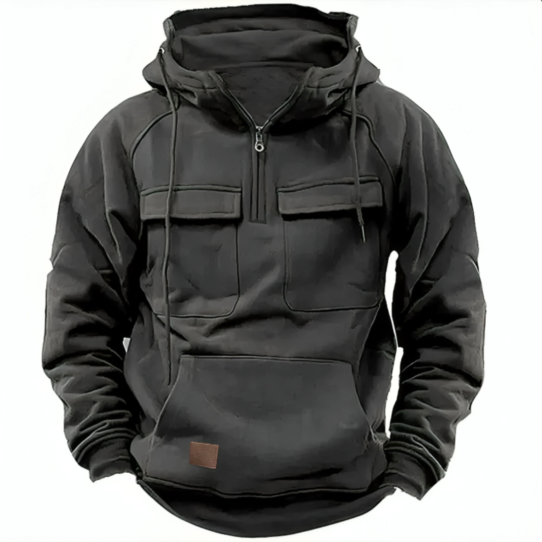 TerraForge Hoodie im Utility-Stil