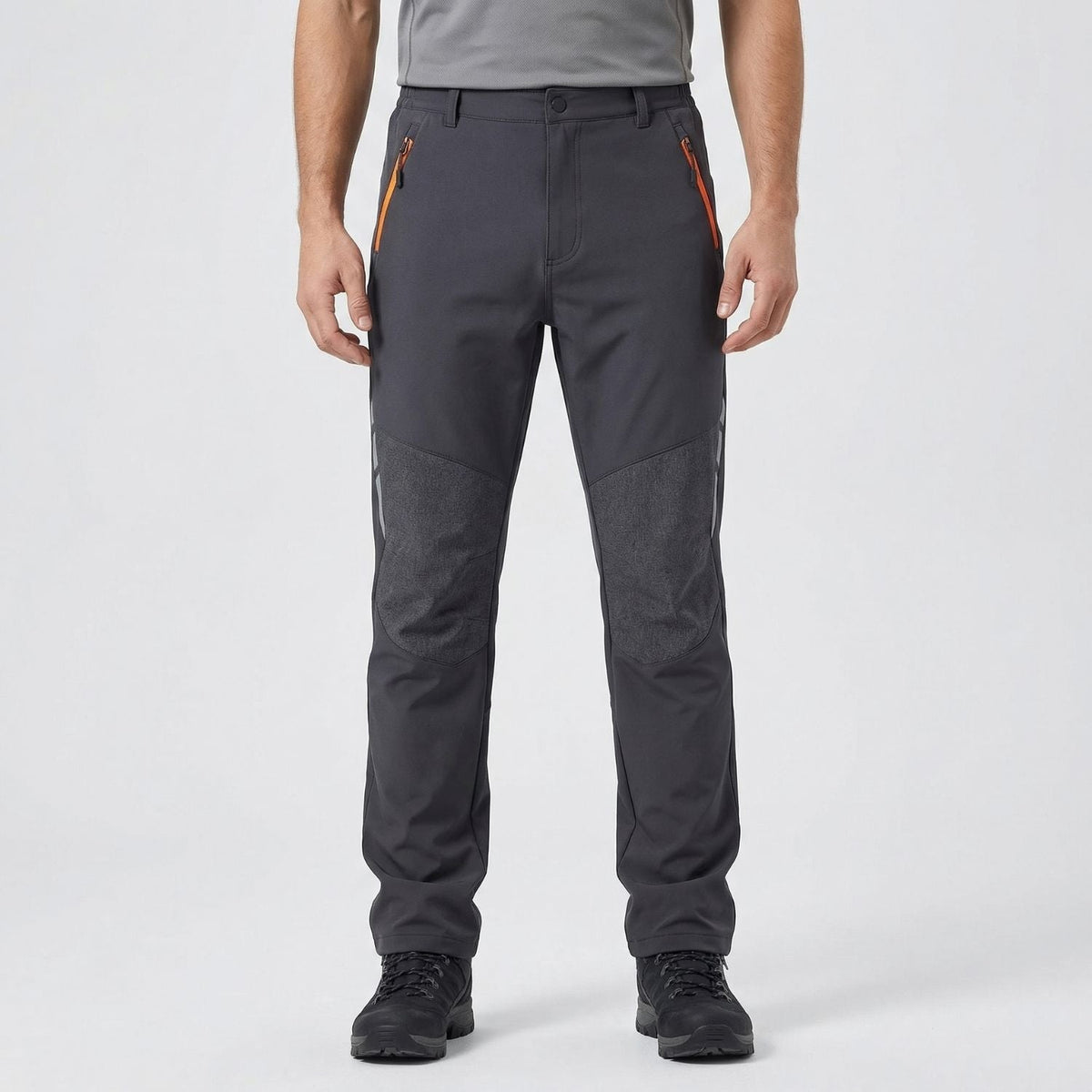 Herren-Wanderhose gefüttert – wasserabweisende Softshell für den Winter