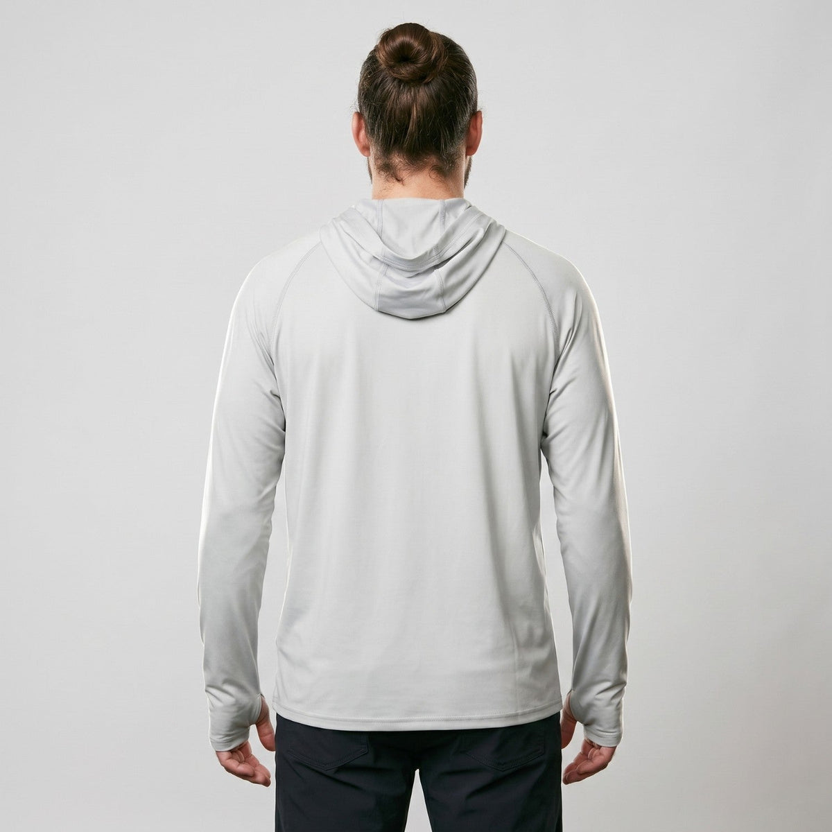 Herren UV-Hoodie UPF 50+ – leicht, schnelltrocknend mit Daumenschlaufen