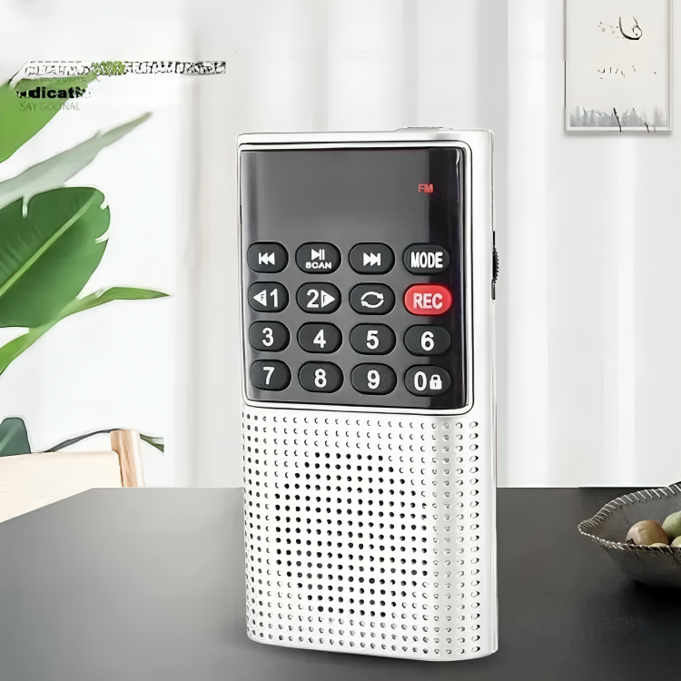 TrekTone Kompakt tragbares Radiogerät mit MP3-Player