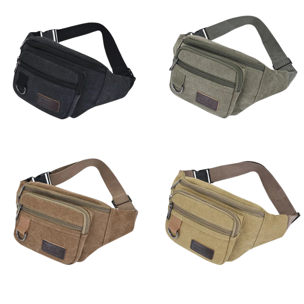 Canvasoro Dicke Canvas-Gürteltasche