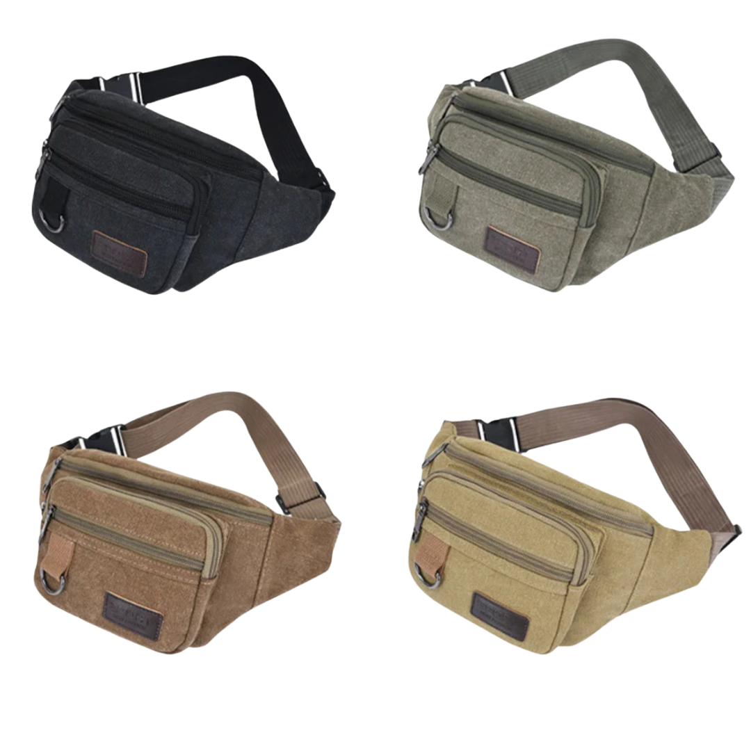 Canvasoro Dicke Canvas-Gürteltasche