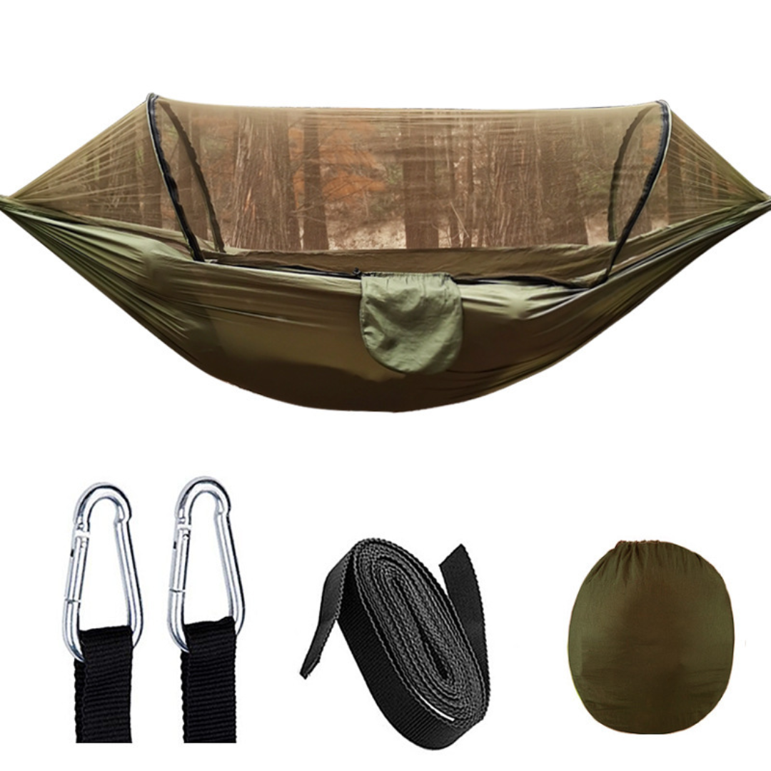 Camping-Hängematte mit Moskitonetz – BugFree AirCamp