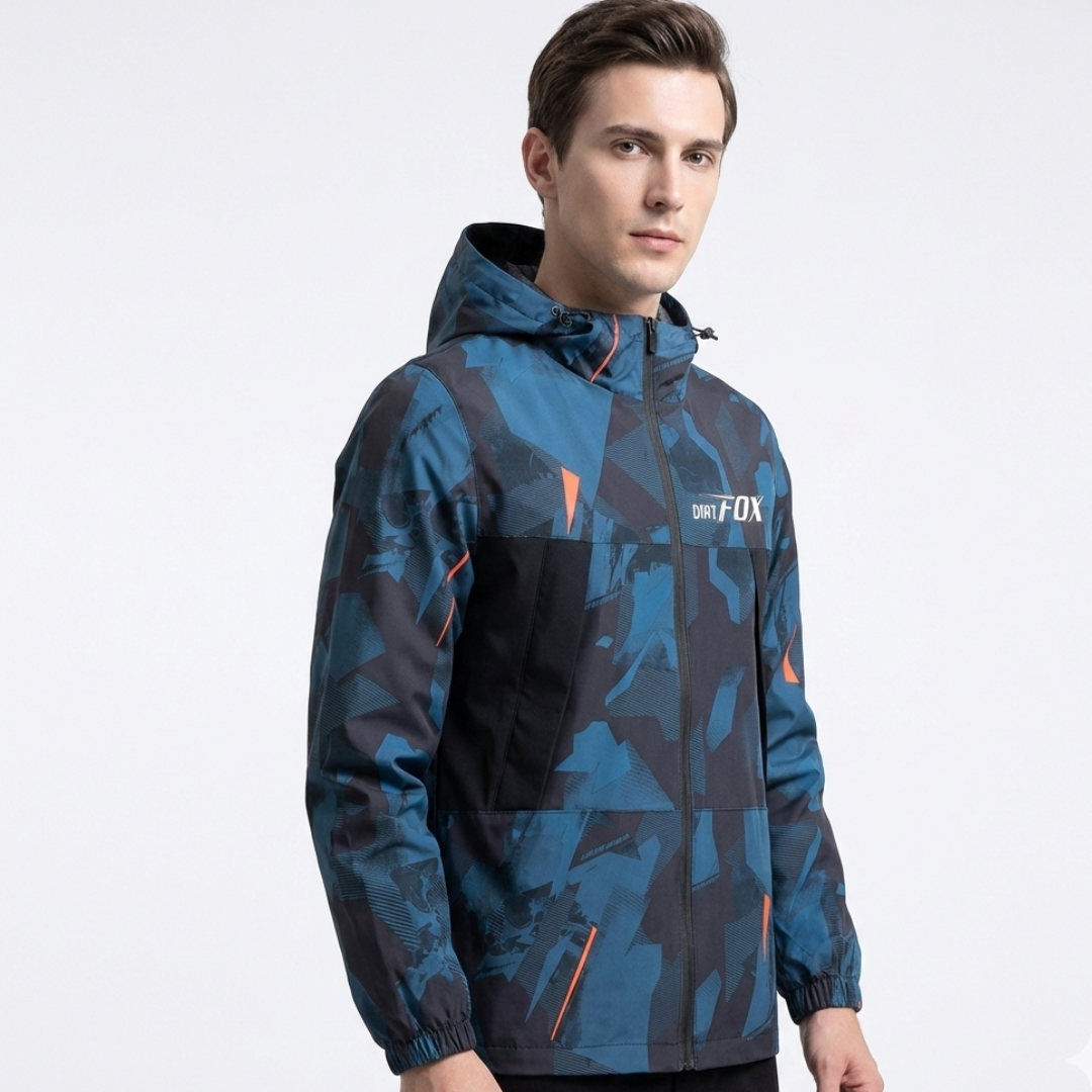 VeloGuard Fahrrad-Windjacke mit Kapuze
