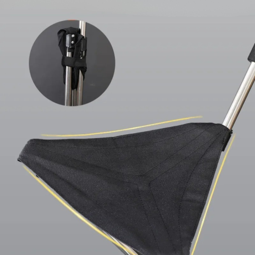 snoutatelier | Sitaraid Klappbarer Aluminium-Gehstock mit Sitz