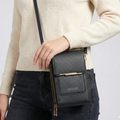 Kompakte PU-Crossbody-Tasche