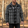 Flanell Pulloverjacke mit Fleece & Taschen – NordBerg Thermal