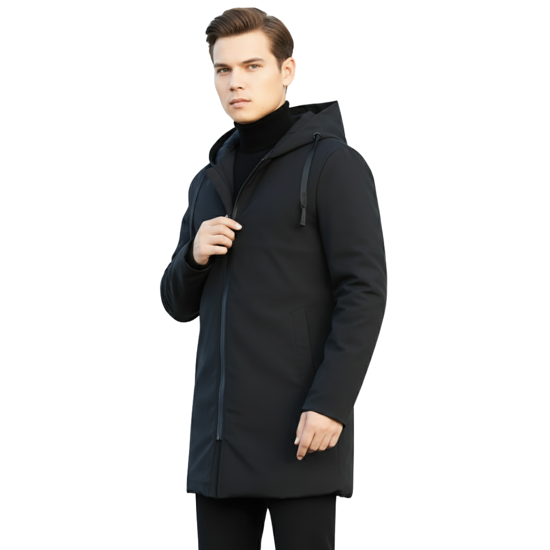 Wasserdichte Softshelljacke für Herren – Winddichte Regenjacke mit Kapuze