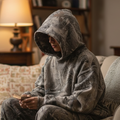 Camouflage Hoodie mit Oversized Fit – UrbanHunter Unisex Pullover