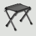 Tragbarer Camping-Hocker – leichter, faltbarer Angelhocker aus Aluminium