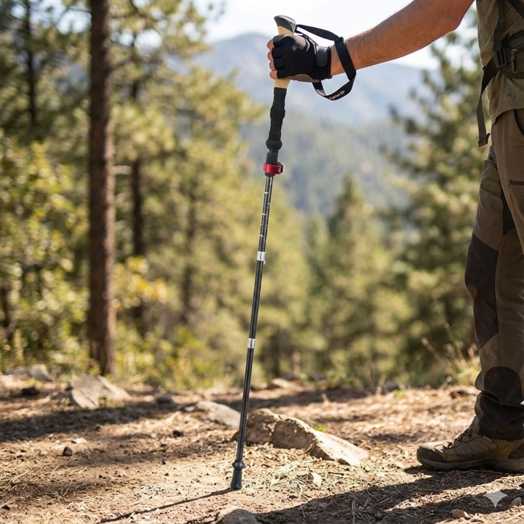 snoutatelier | Trekara Fünfteiliger Faltbarer Trekkingstab