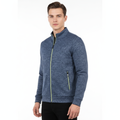 Herren Fleecejacke mit Reißverschluss – Thermo-Strick