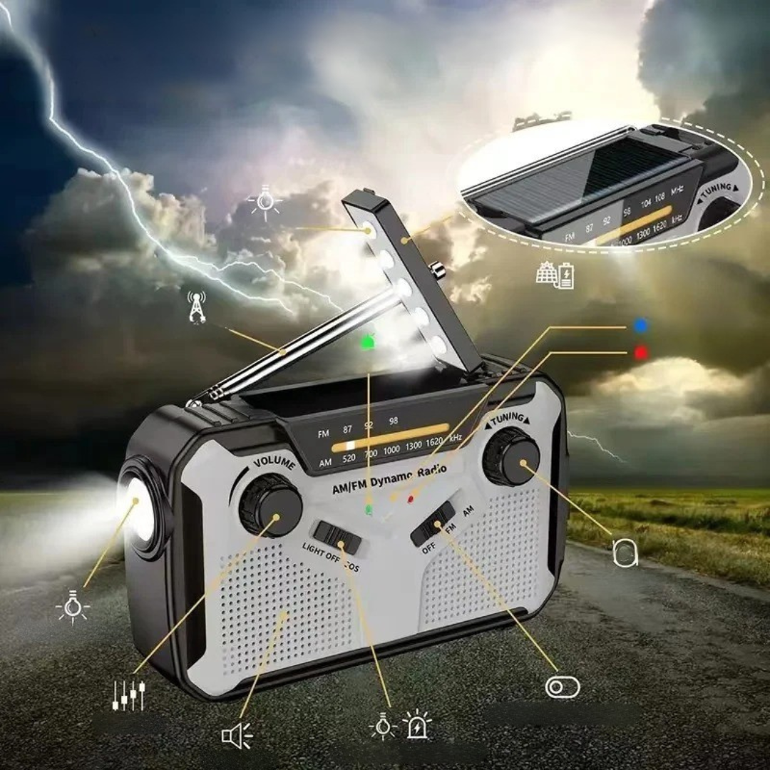 Solivox Handkurbel-Notfallradio