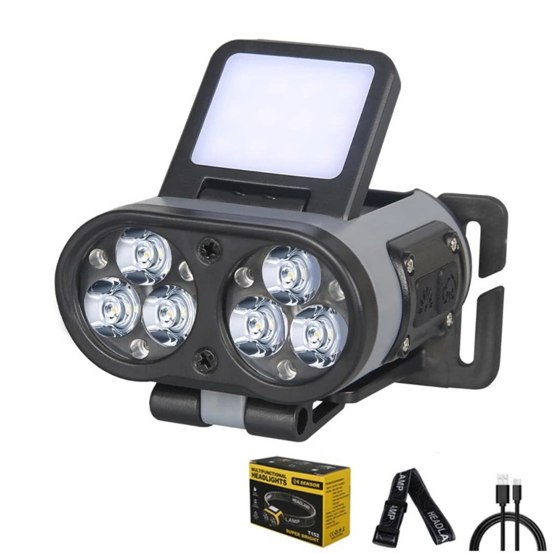 snoutatelier | TrailOrbis USB-Stirnlampe mit Bewegungssensor