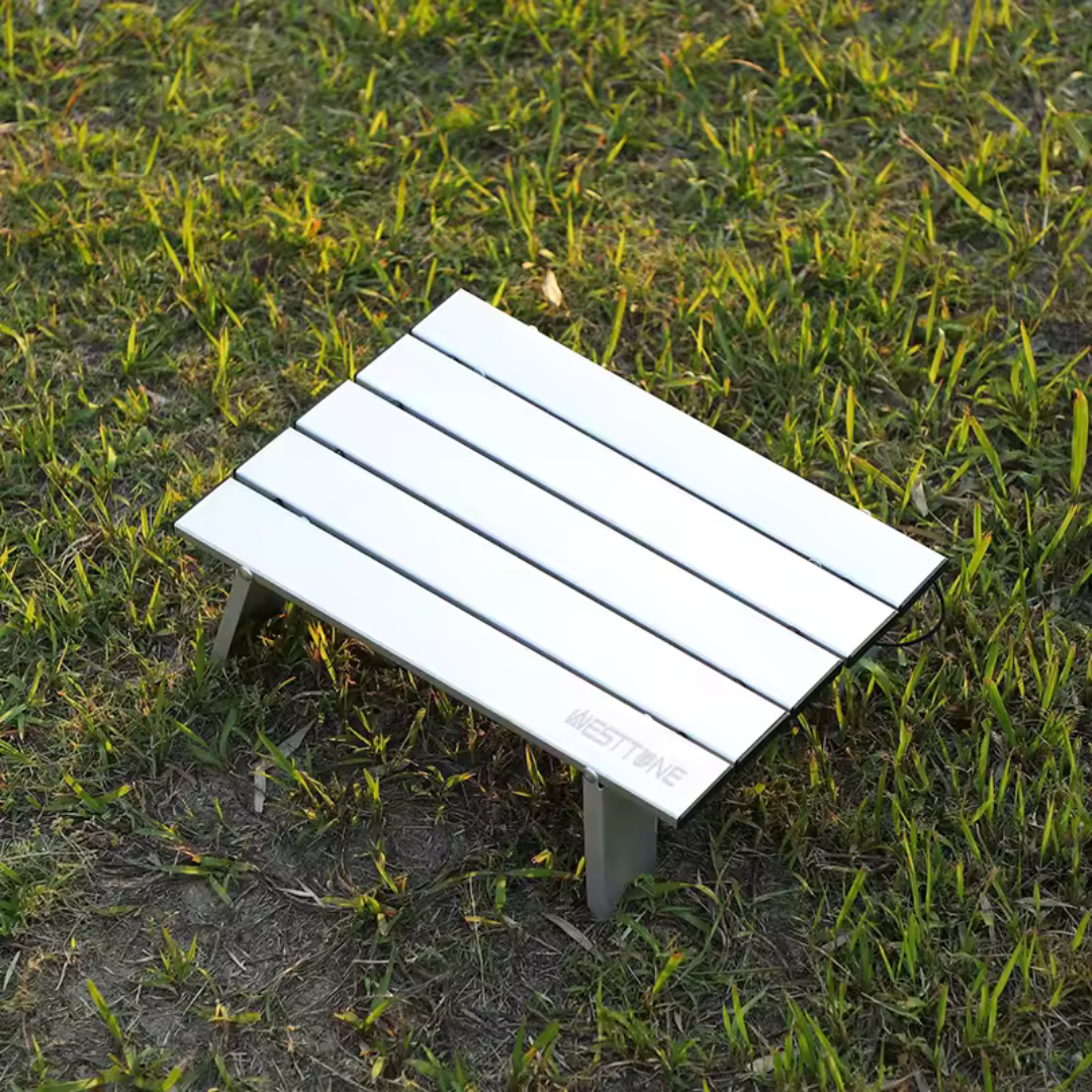 Tragbarer Aluminiumtisch für Camping & Wandern – FaltTisch Kompakt
