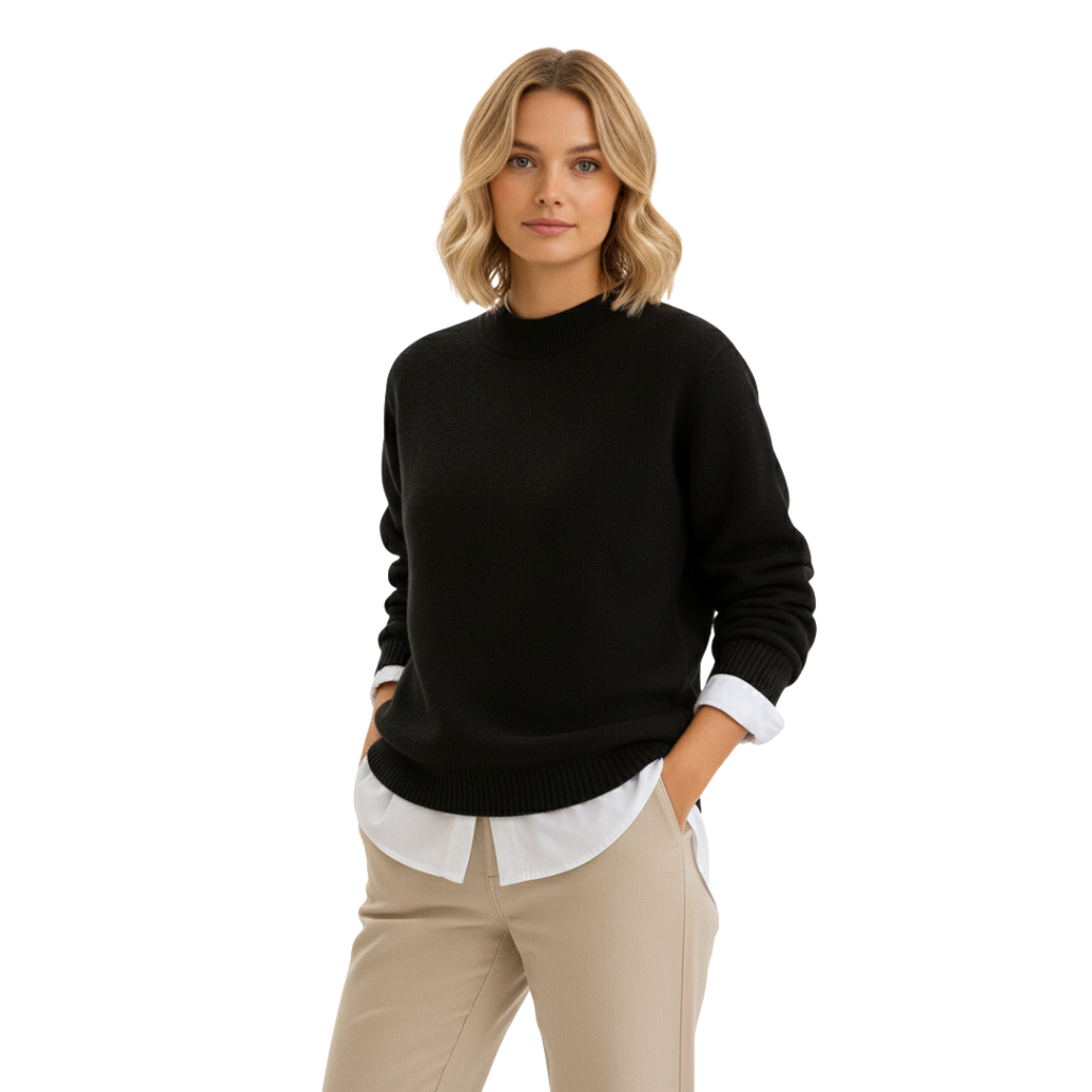 Raven Weicher Strickpullover