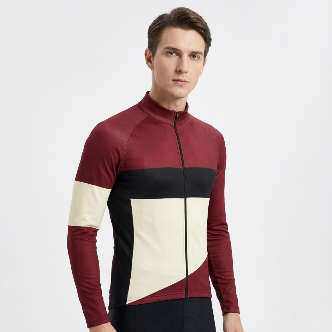 VeloTherm Herren-Langarm-Radtrikot