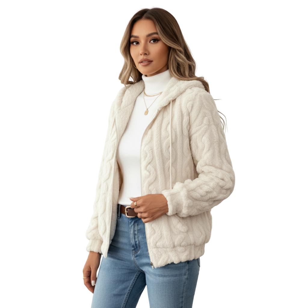 CloudFleece Kapuzenpullover mit Reißverschluss