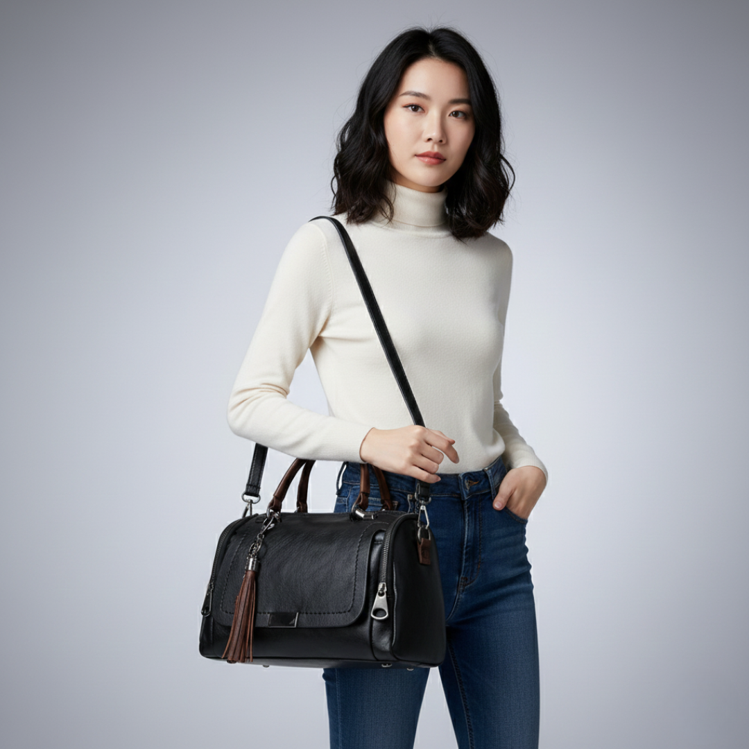 Schultertasche mit großem Fassungsvermögen