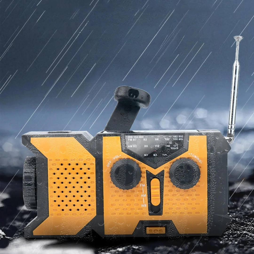 RescueLume Tragbares Kurbelradio