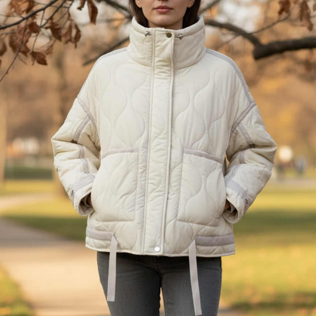 Mantel Damen mit Reißverschluss & großen Taschen – WinterLoom Jacket