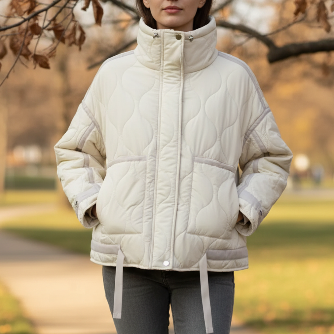 Mantel Damen mit Reißverschluss & großen Taschen – WinterLoom Jacket