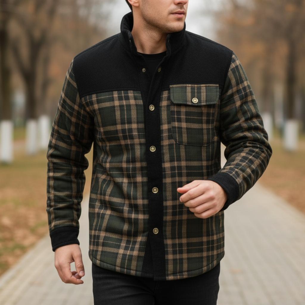 Flanelljacke Herren gefüttert & kariert – NordHaven Lumber Coat