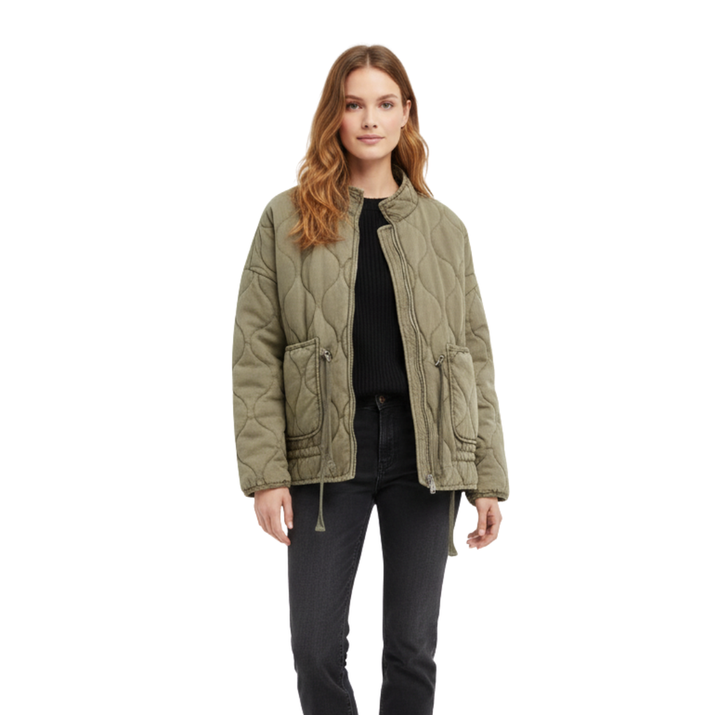 Damen Stepp-Pufferjacke – QuiltEase Warme Baumwolljacke