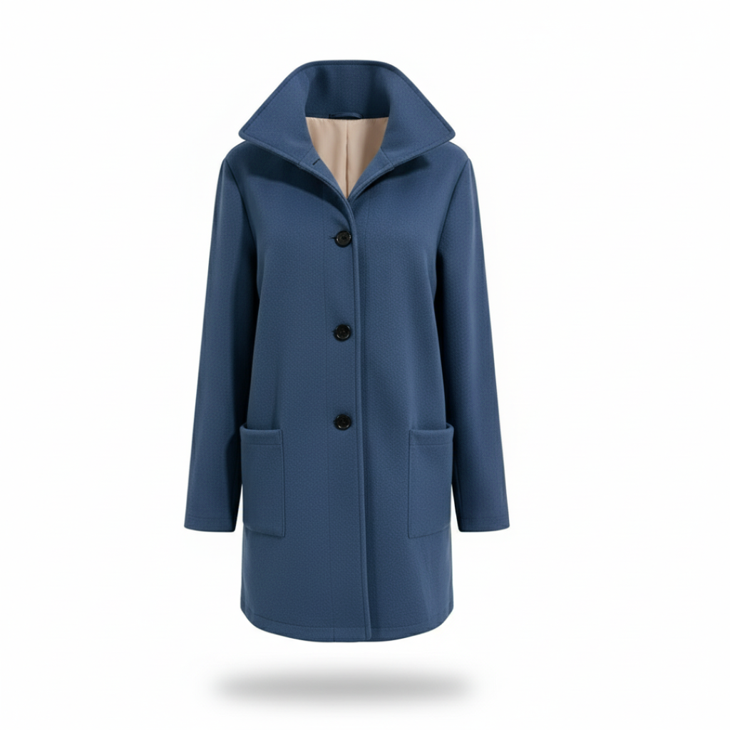 Eleganter Wintermantel Damen lang & warm im Woll-Look – Nordura Coat