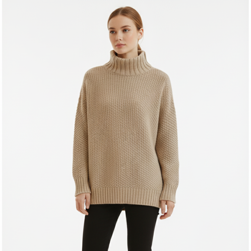 SandLoom Rollkragenpullover