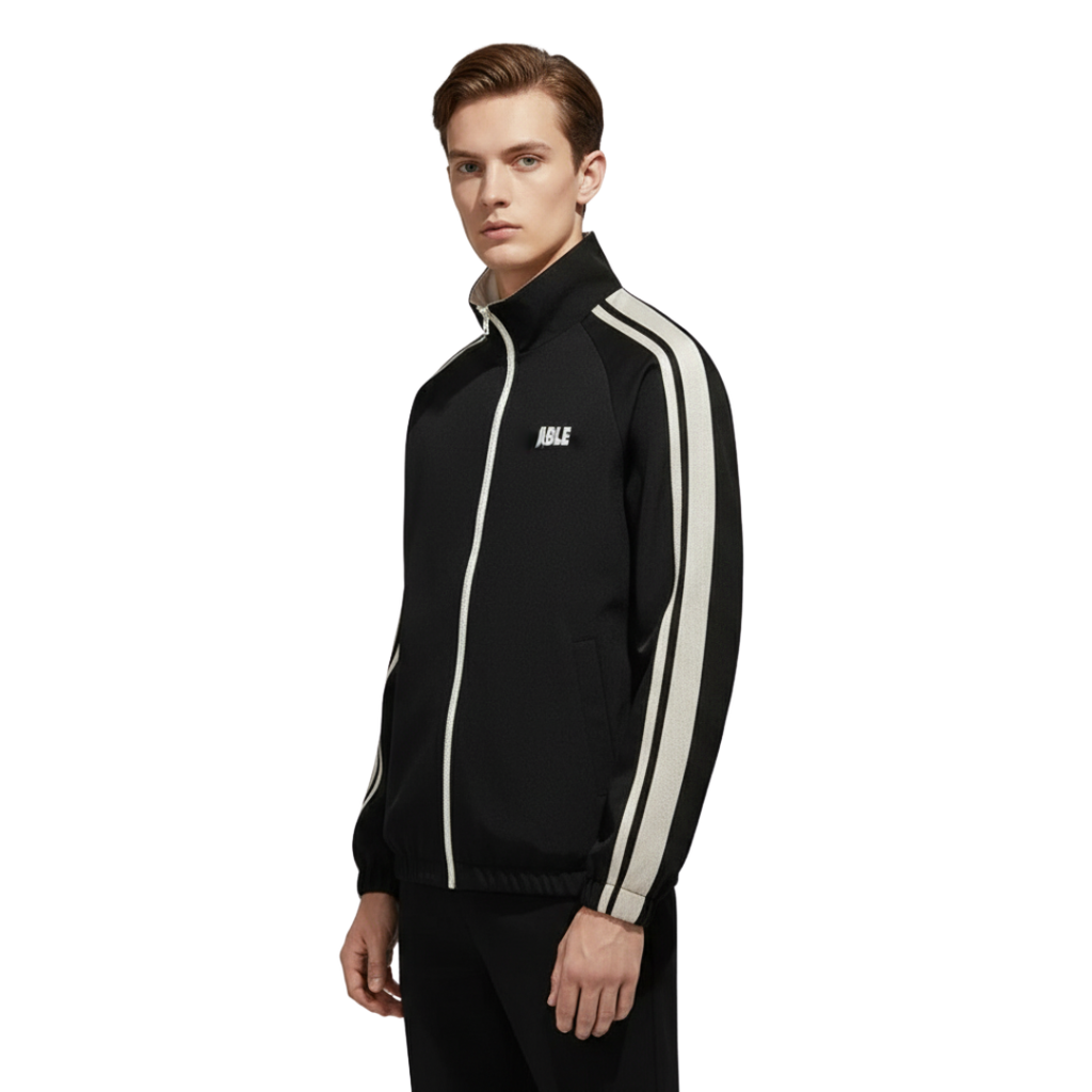 Unisex Winddichte Wende-Trainingsjacke – Reißverschluss-Shell