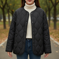 Mantel Damen wattiert & gesteppt mit Druckknöpfen – Quiltaura Coat