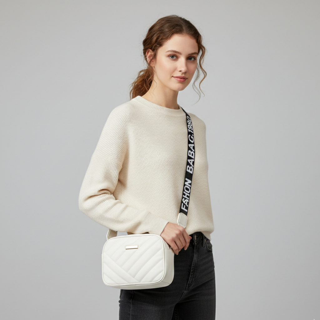Kleine gesteppte Crossbody-Tasche