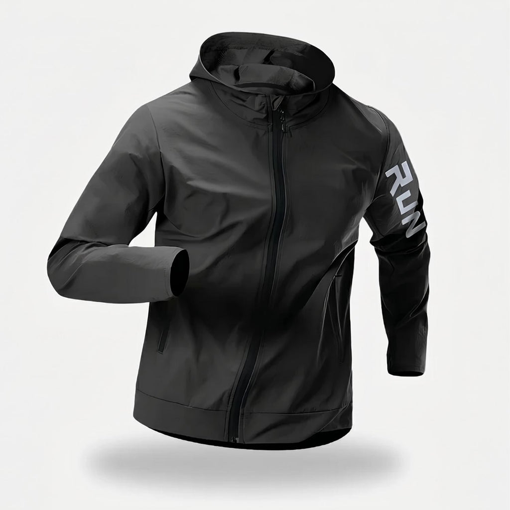 Herren Laufjacke leicht und faltbar – winddicht und wasserabweisend