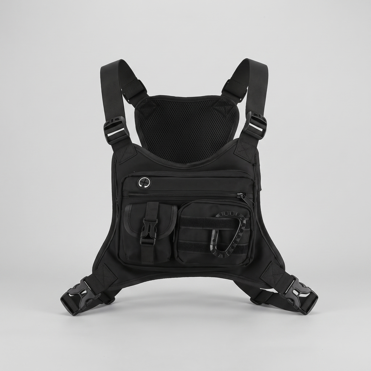 Herren Brusttasche – Multi-Pocket Chest Rig für Wandern und Gassigehen