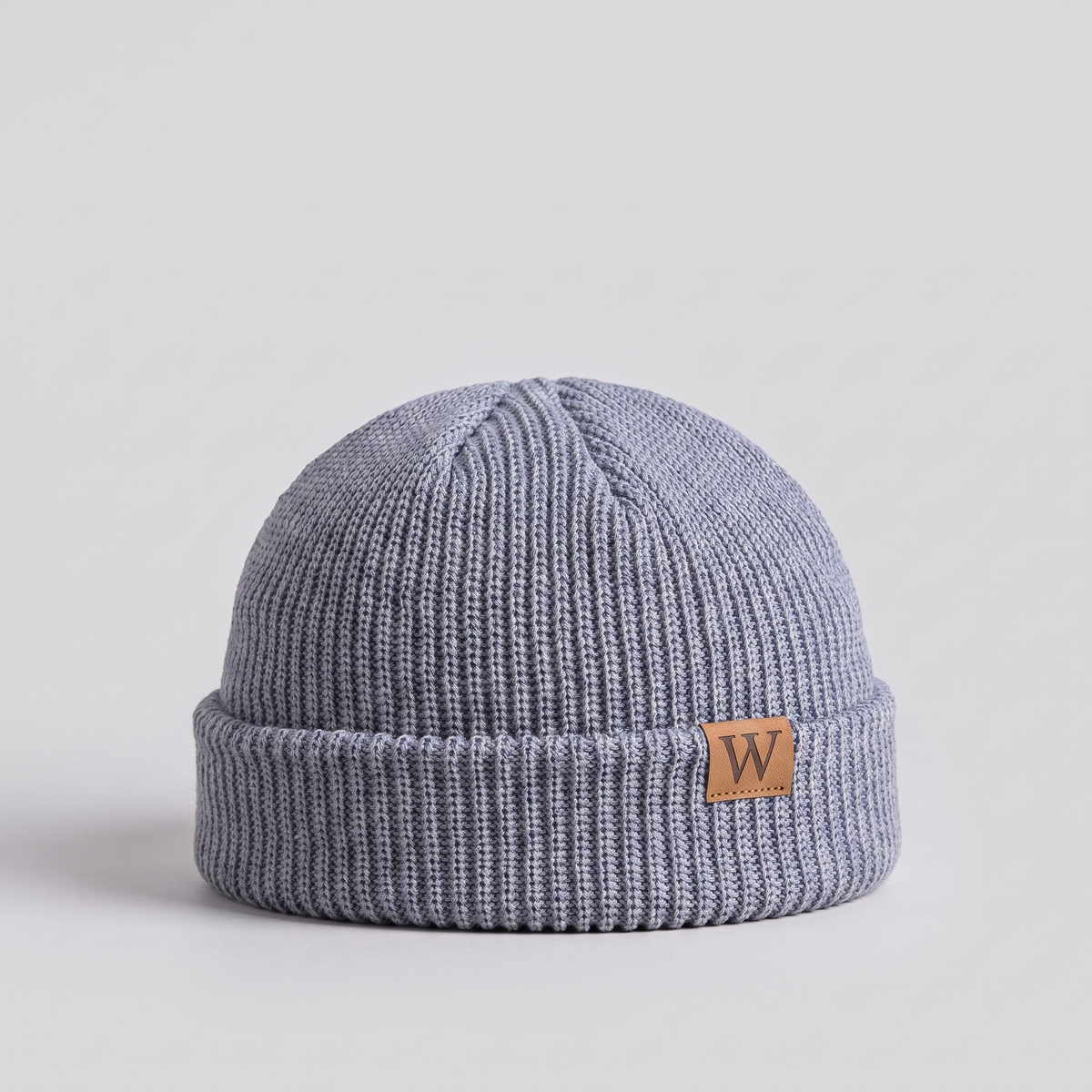 Beanie-Mütze gerippt – Fischermütze mit Umschlag für den Winter