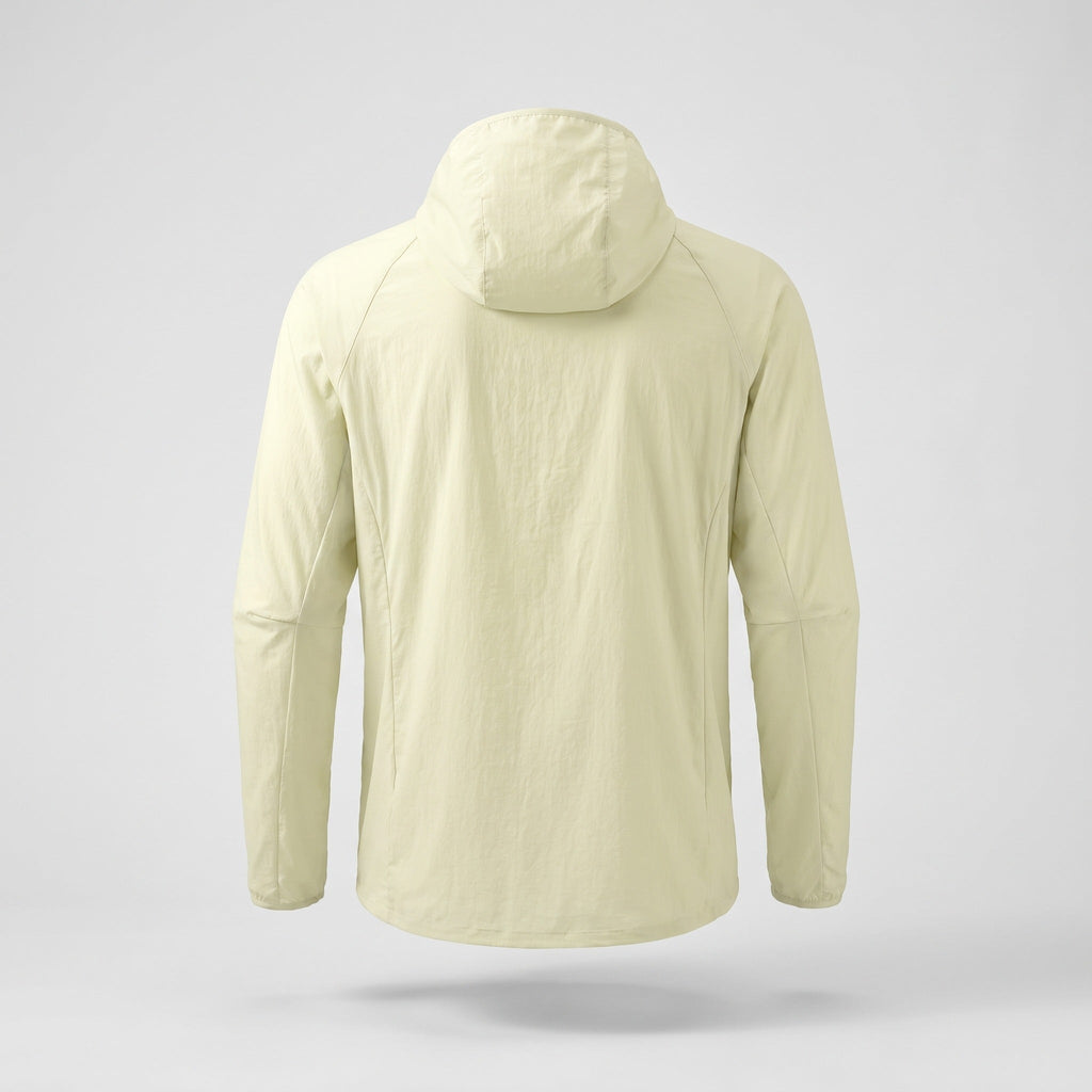 Herren Windbreaker leicht und faltbar – Jacke mit Kapuze, UPF 50+
