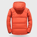 Herren Steppjacke mit 7 Taschen – Daunenjacke mit Kapuze für den Winter