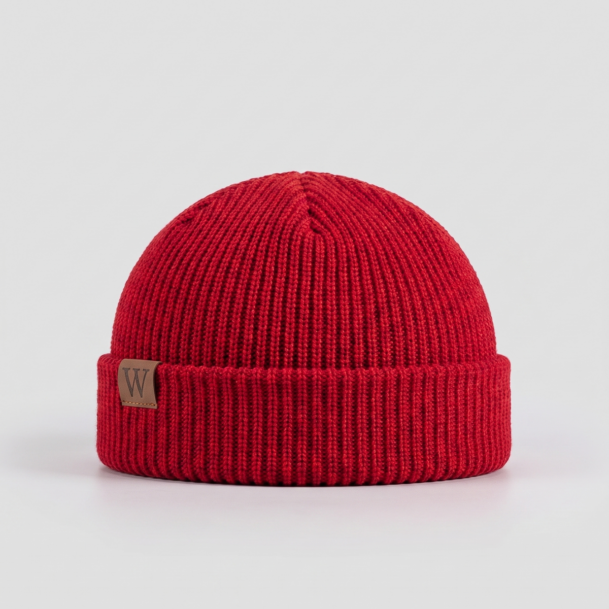 Beanie-Mütze gerippt – Fischermütze mit Umschlag für den Winter