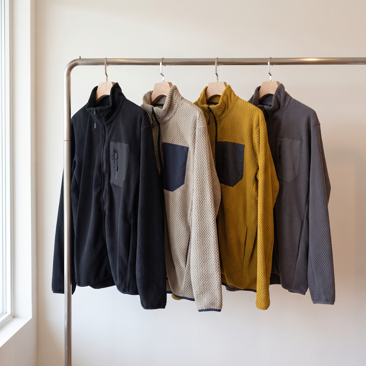 Damen-Fleecejacke mit durchgehendem Reißverschluss – für Wandern